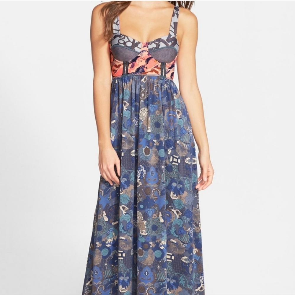 Maaji Fancy Gallop Maxi Dress L M - Picture 1 of 14